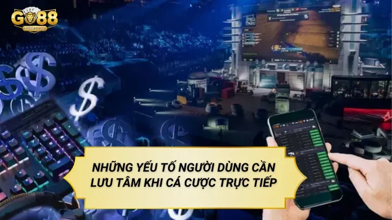 Những Yếu Tố Người Dùng Cần Lưu Tâm Khi Cá Cược Trực Tiếp