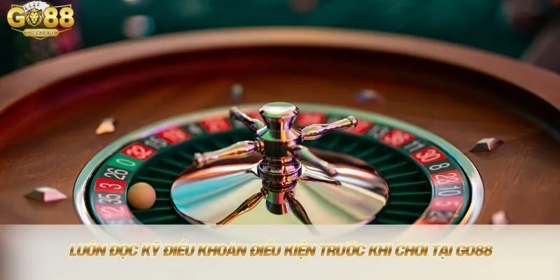 Luôn đọc kỹ điều khoản điều kiện trước khi chơi tại Go88